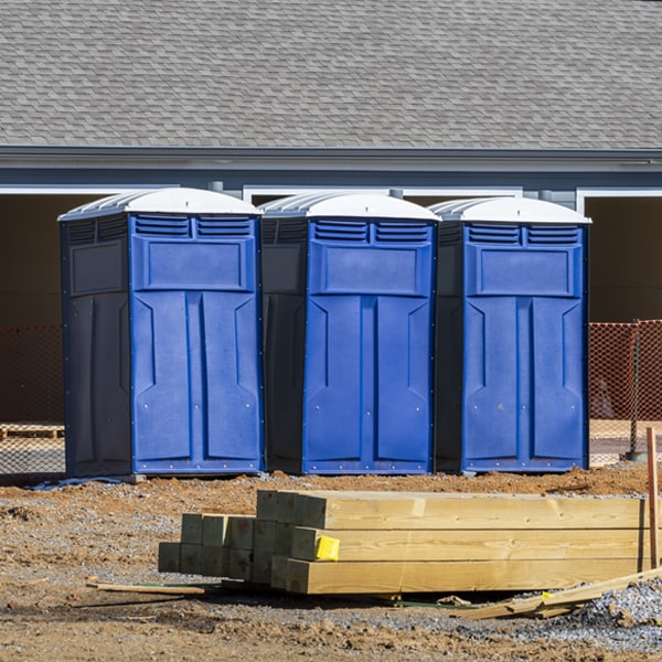 do you offer hand sanitizer dispensers inside the portable toilets in Fallbrook